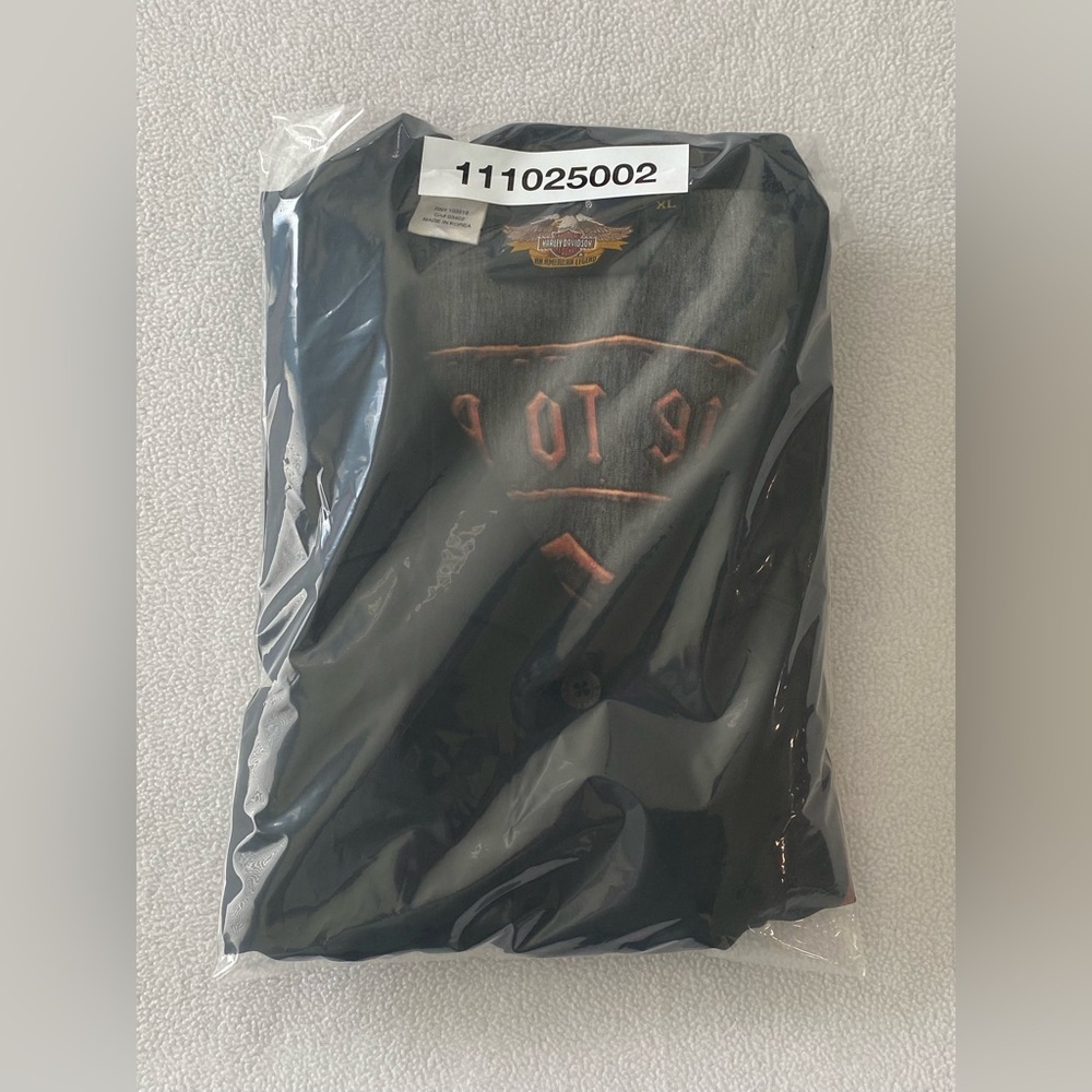Harley-Davidson Shirt Men's XL Live to Ride & Ride To Live Flame Short Sleeve - Picture 9 of 9